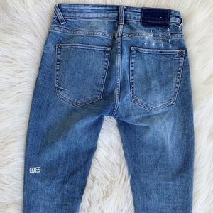 Ksubi Van Winkle Jean Metro Blue Skinny Jeans Mens